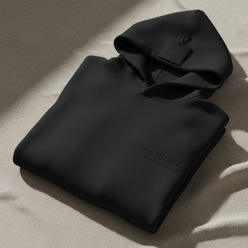 LORVEN Signature Hoodie – Premium Minimalist Hoodie